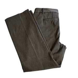 Talbots pants gray Barely Boot stretch pockets dress trousers office Sz 12